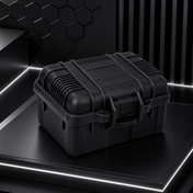 1-Slot Black Rugged Watch Storage Case