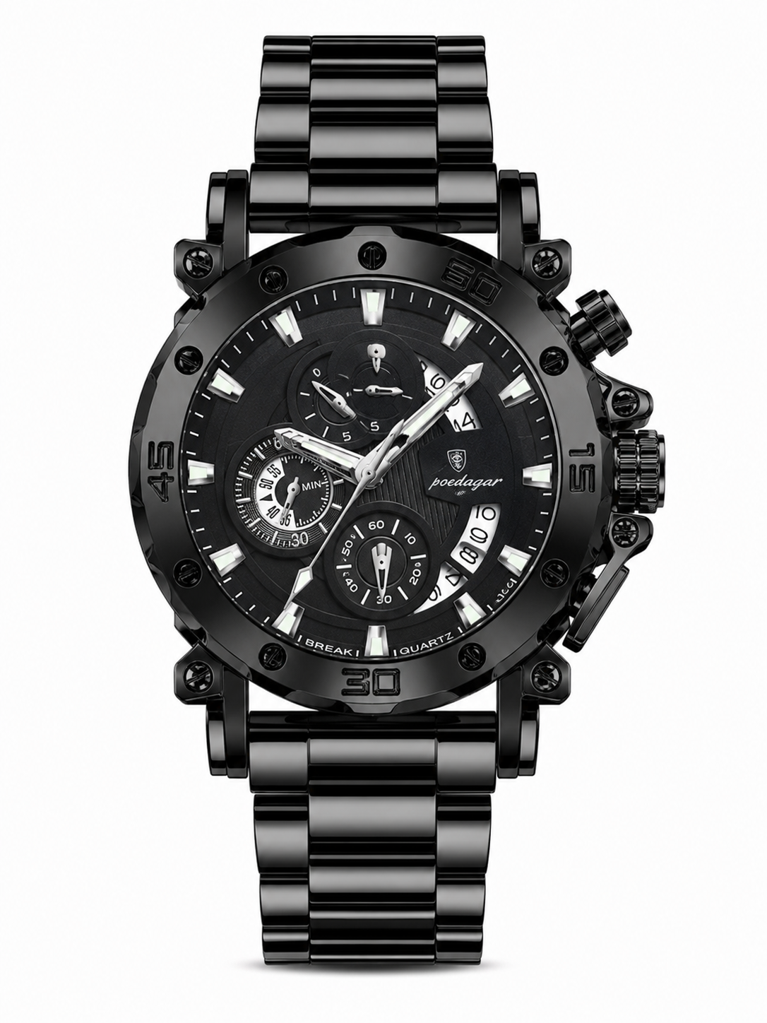 Men’s Bold Black-ON-Black Watch