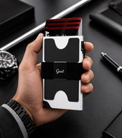 Men’s Slim Metal RFID Card Holder Wallet
