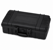 4-Slot Rugged Protective Watch Travel Case – Black