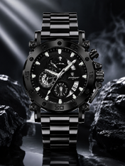 Men’s Bold Black-ON-Black Watch