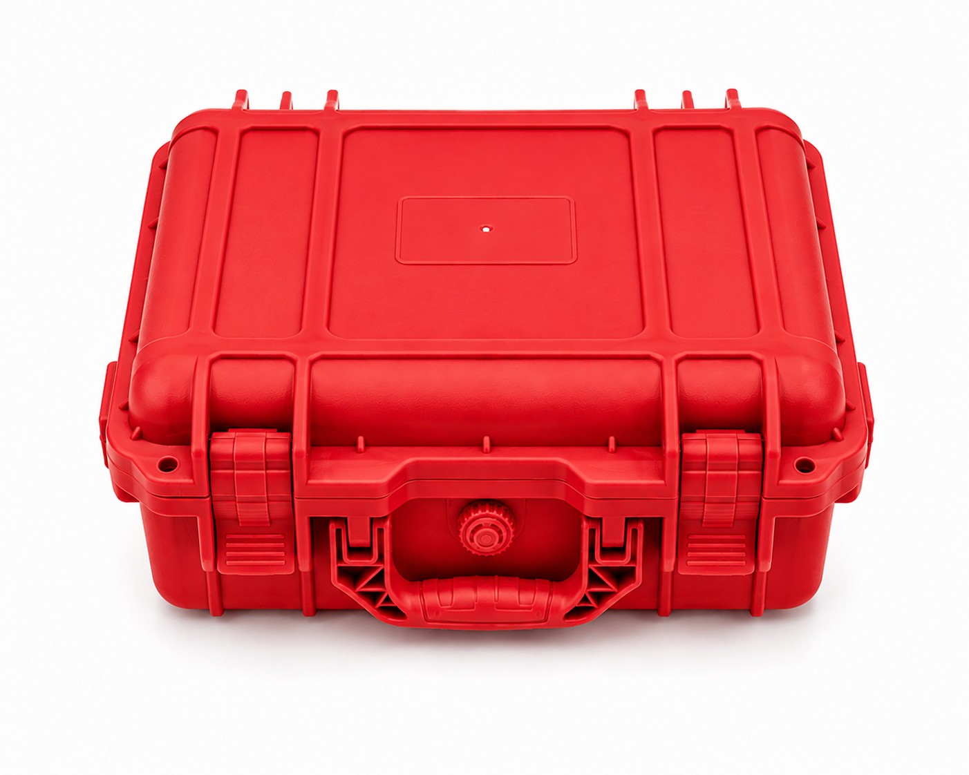 8-Slot Red Rugged Protective Watch Storage Case