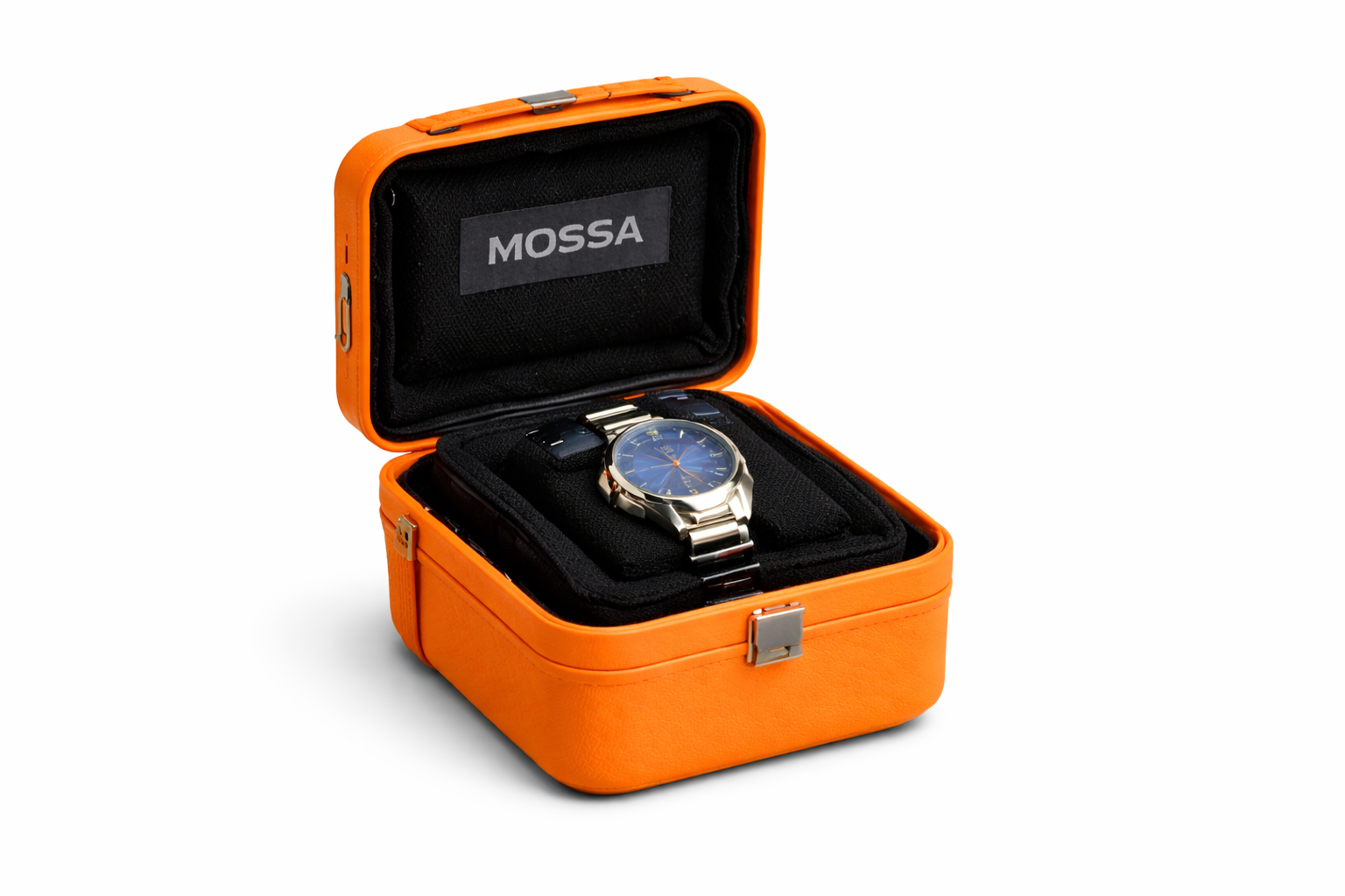 Mossa 15-Slot Dive Impact Watch Case. Green ( DC15GRN)