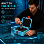 1-Slot Rugged Portable Watch Storage Case